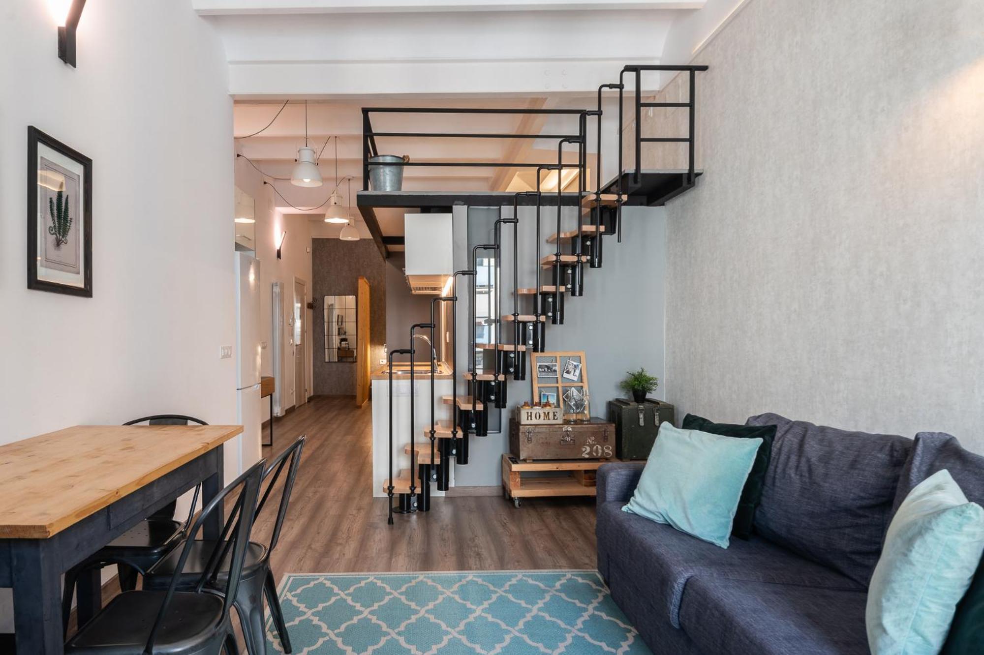 Beautiful Renovated Loft Minutes From The Beach บาร์เซโลนา ภายนอก รูปภาพ